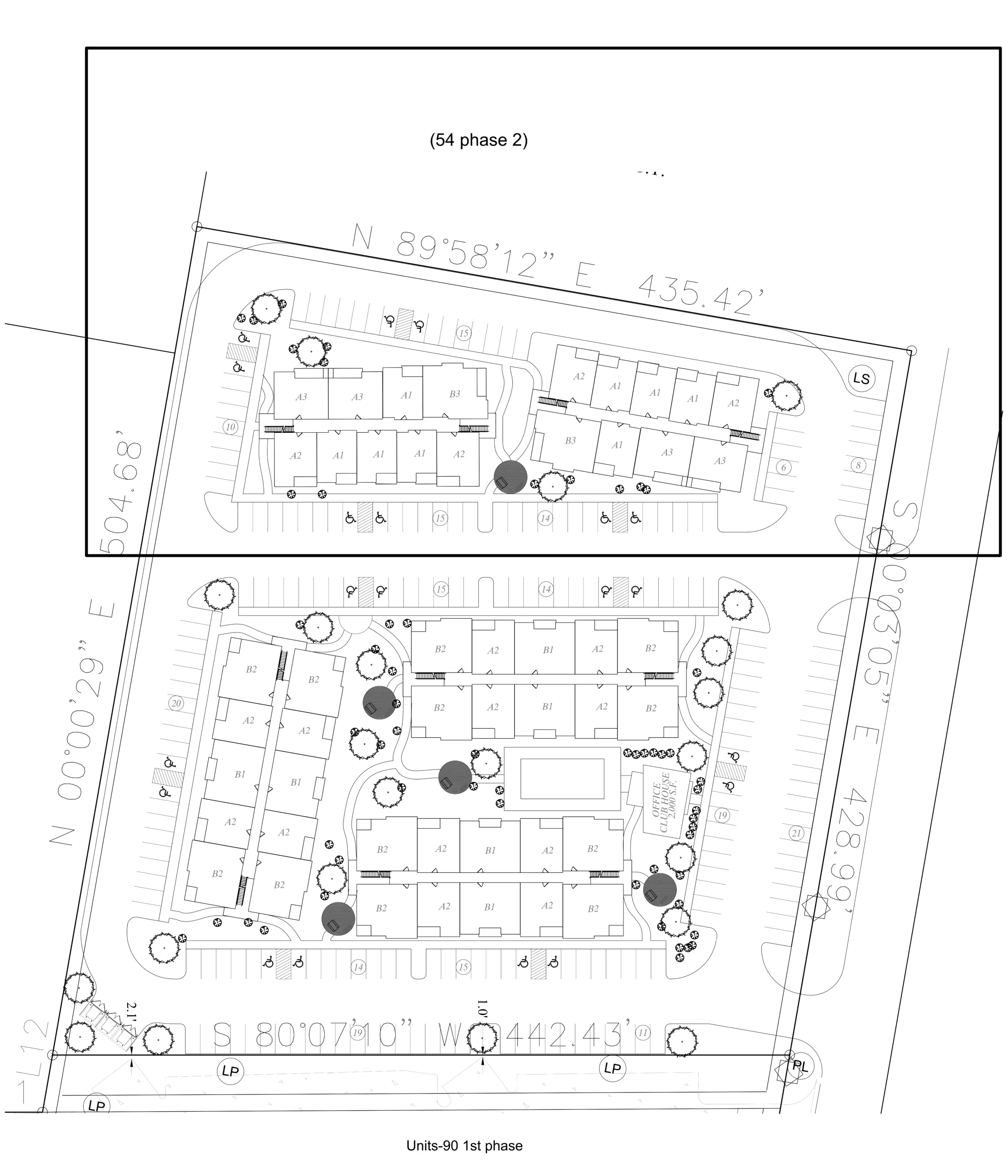 Pin Oak Apartments Site Plan